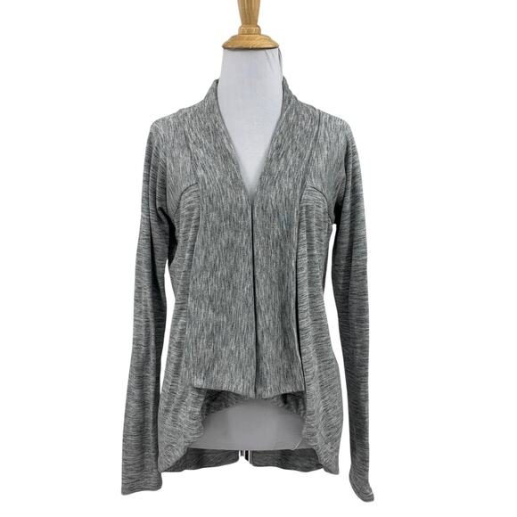 Athleta Cardigan Womens XS Extra Small Grey Nirvana Wear Two Ways Wrap Sweater - Picture 1 of 14